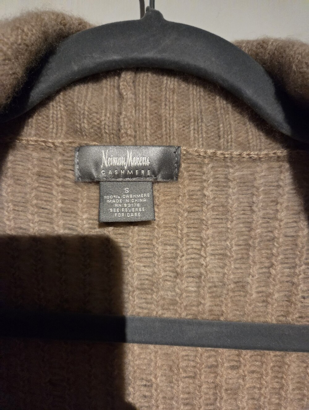 Neiman Marcus 100% Cashmere Open Front Cardigan - Picture 3 of 9